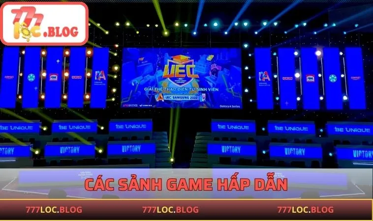 Các sảnh game hấp dẫn